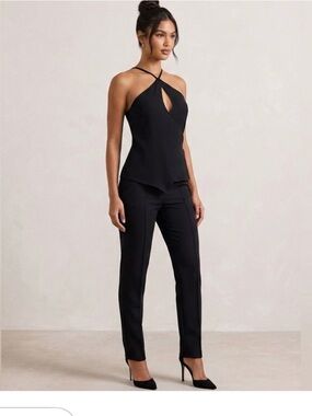 Amanda Uprichard,Elegant Black Women's Top
